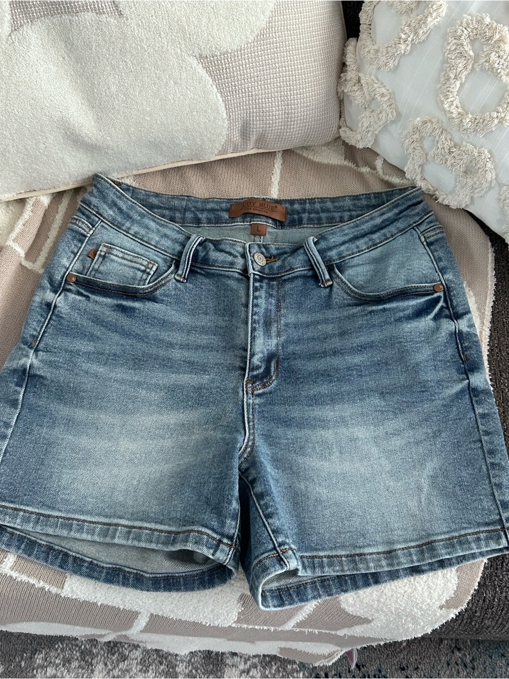 Judy Blue Denim High-Rise Blue Women's Shorts